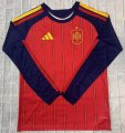2026 Spain LONG SLEEVE Soccer jersey